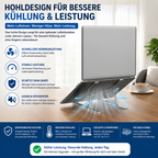 Laptopständer aus Aluminium – Mehr Komfort für Ihren Arbeitsplatz 💻✨