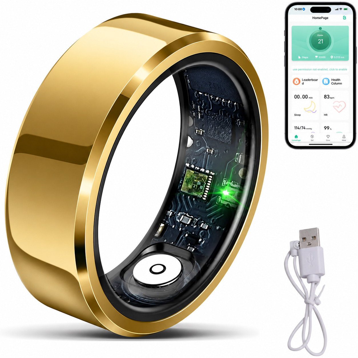 Smart Ring Edelstahl