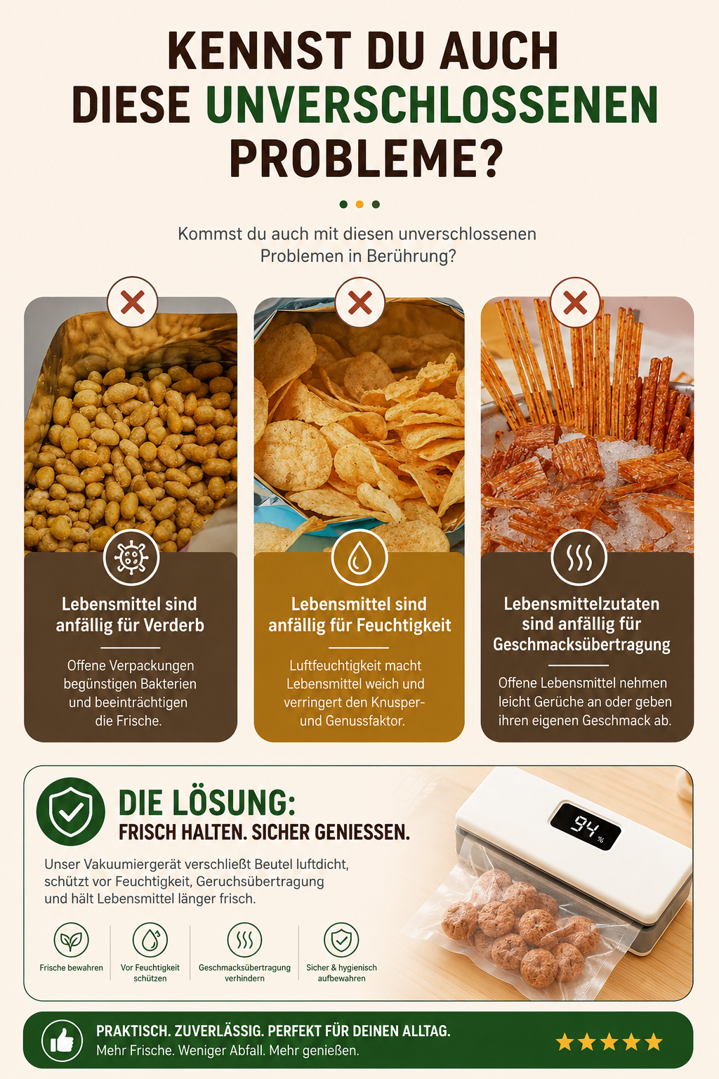 Mini Versiegeler - Frische auf Knopfdruck!
