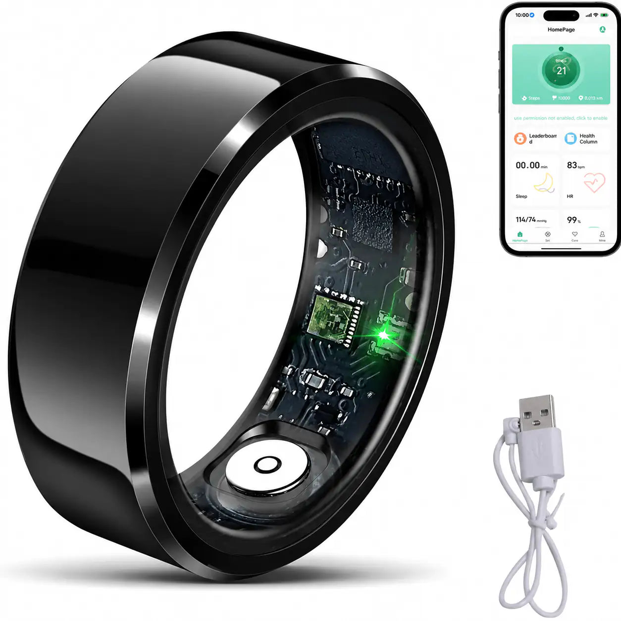 Smart Ring Edelstahl - SmartTechnik24