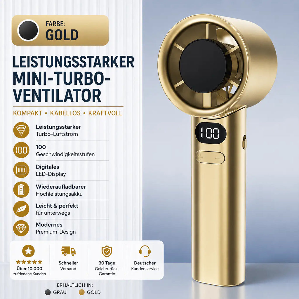 Tragbarer Mini Ventilator - SmartTechnik24