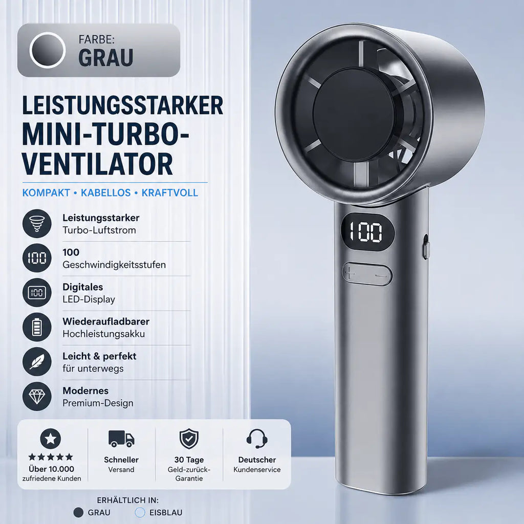 Tragbarer Mini Ventilator - SmartTechnik24